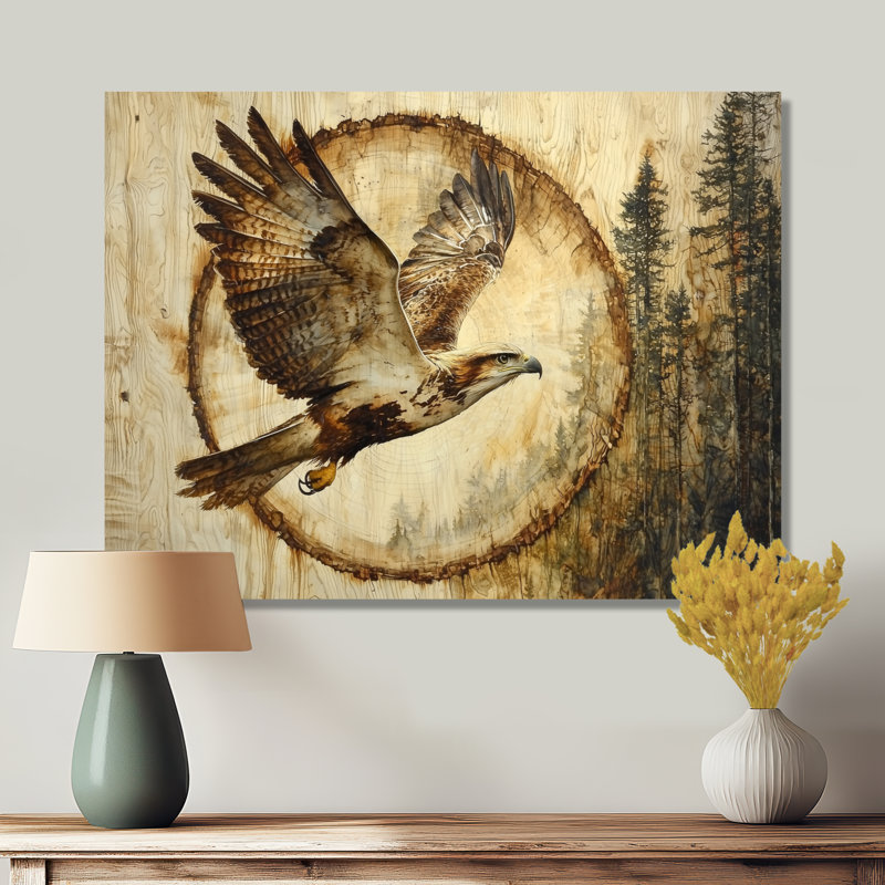 Girand - animaux, art mural, H 16 po x l 32 po, Toile tendue, Ne s’applique pas