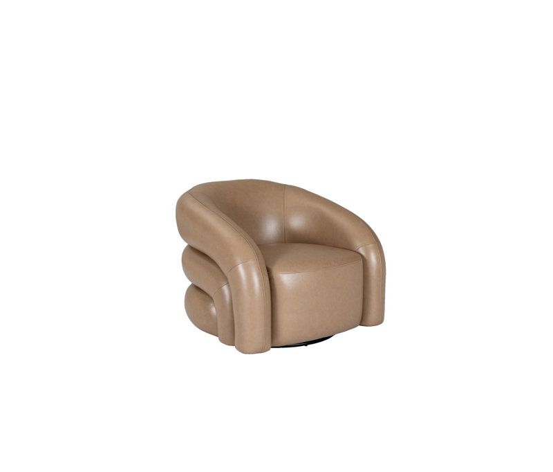 Upholstered Accent Chair, Taupe