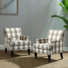 Fauteuil rembourré de 27,15 po de largeur avec garniture cloutée Iliana