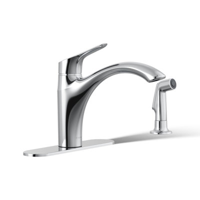 Rival Single-Handle Kitchen Sink Faucet With Side Sprayer