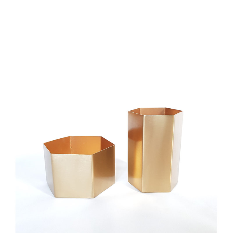Demorest Metal Pot Planter