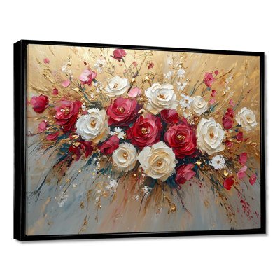Wildflowers And Rose Autumn Harmony - Roses Wall Art