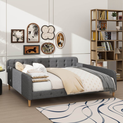 Queen Size Fabric-Covered Daybed