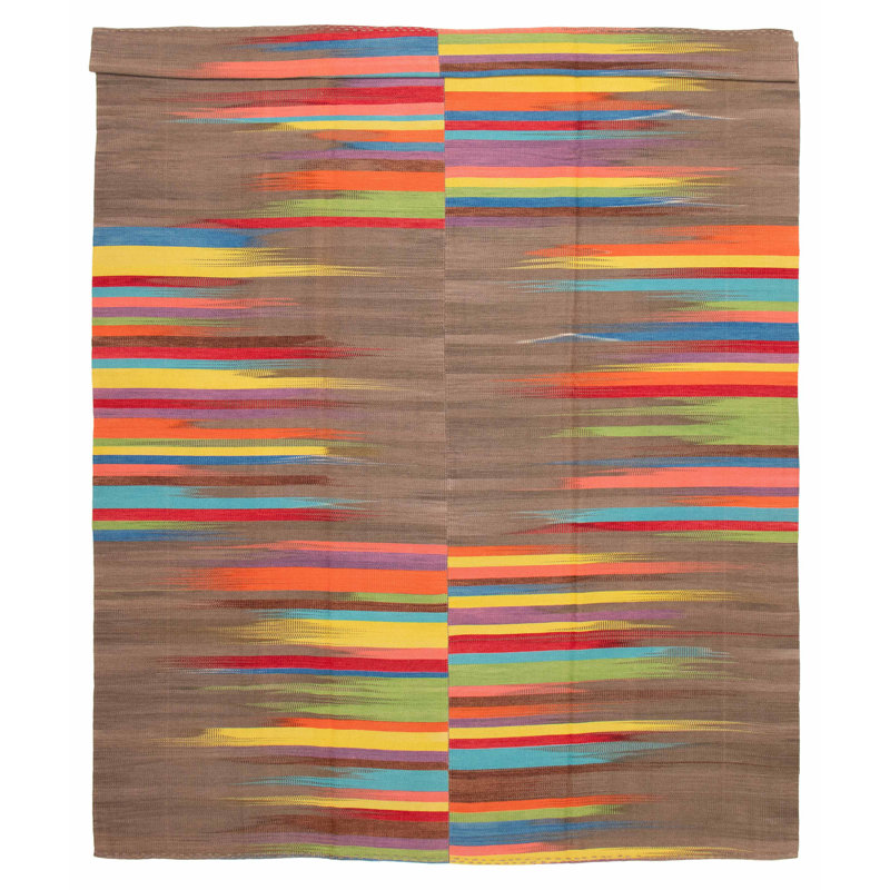 Kilim taupe Ankara 9 pi 9 po x 12 pi 10 po
