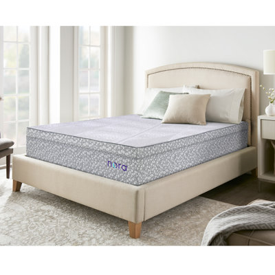 Nora Cooling 13" Plush Pillow Top Hybrid Mattress by Wayfair Sleep