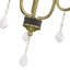 Lustre classique à 3 lumières de style bougie avec détails en cristal Danaleigh-774031440