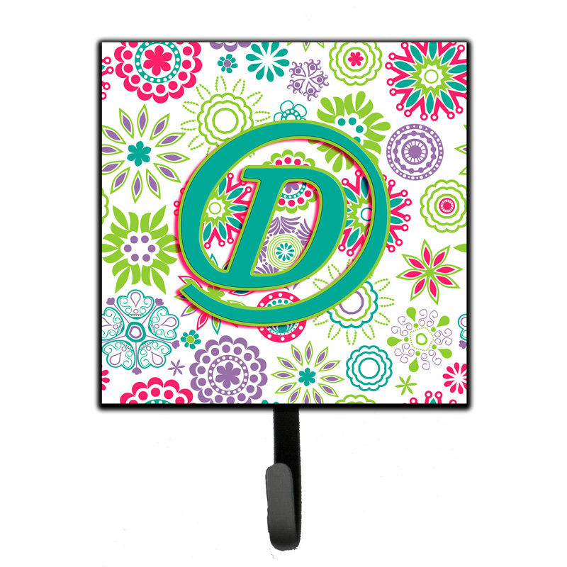 Crochet mural fleurs, D