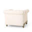 Fauteuil Chesterfield en polyester touffeté de 39 po de large Giovany-1817983547