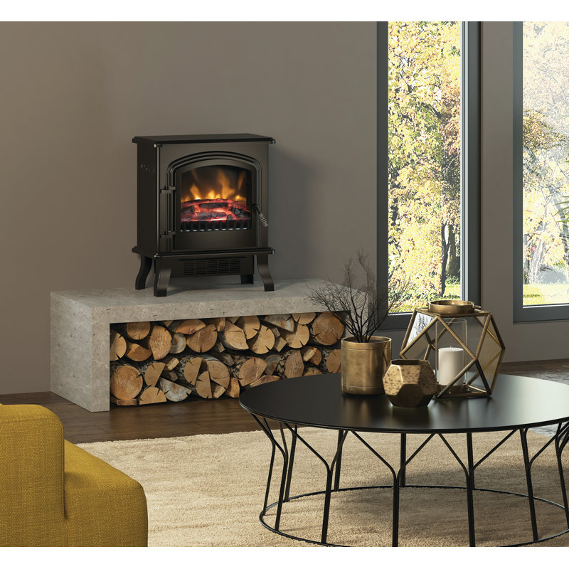 Colman Freestanding Electric Stove, Matt Black