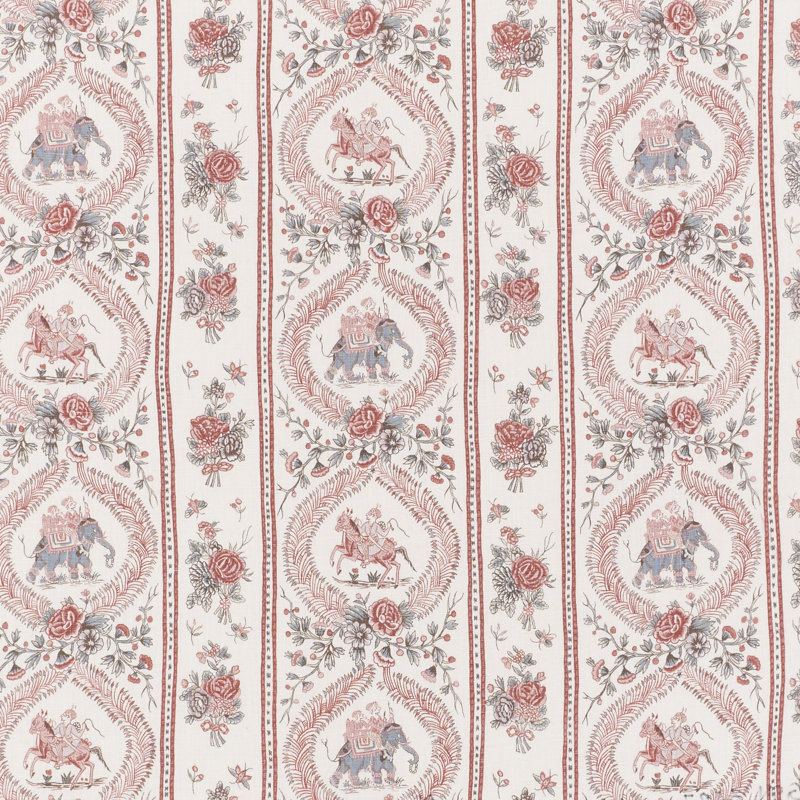 Tissu Kandula, Rose