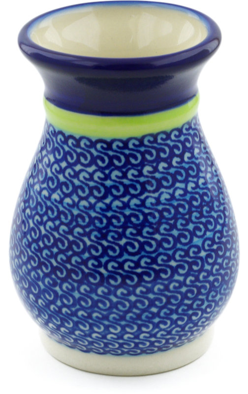 Midnight Eclipse Handmade Stoneware Table Vase