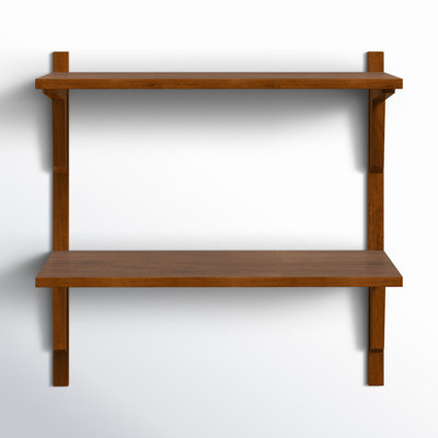 Baez 2 Piece Poplar Tiered Shelf