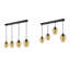 Tenterden 4 - Light Black Cluster Pendant-227650608