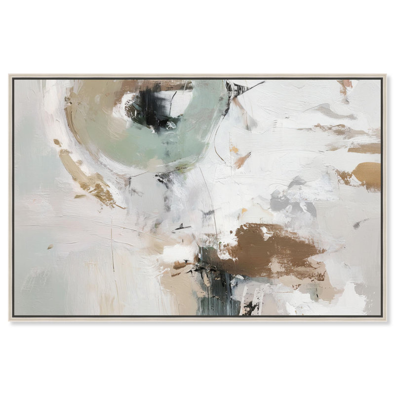 "Misty Forms I", reproduction d'art sur toile par Art Remedy, cadre argenté, 54 x 36, H 37 po x l 55 po, Cadre argenté