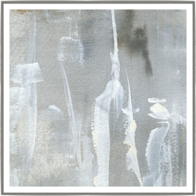 'Neutral Abstracts' Framed Print