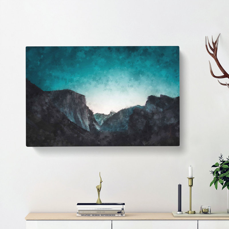 Yosemite Valley At Dusk - Wrapped Canvas, 50cm H x 76cm W x 3cm D