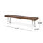 Chaise longue de patio en teck-783352247
