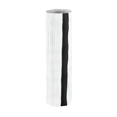 Clark Vase - Striped Black