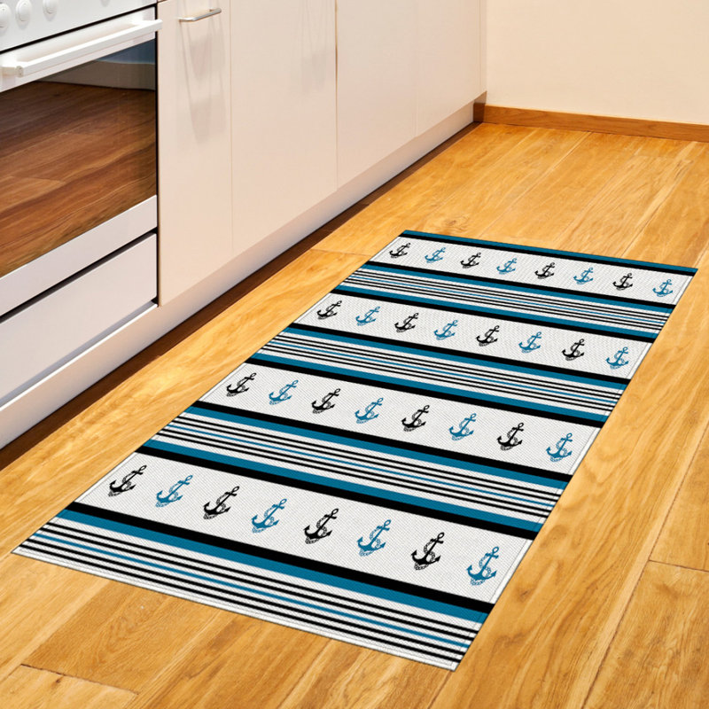 Anchor High Density Long Fiber Poly Threads Decorative Area Rug Carpet, Rectangle 2'7" x 5'