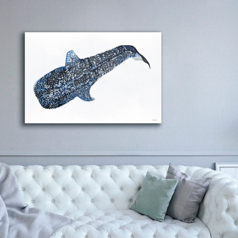 «Shark Whale 2» par Stellar Design Studio, H 40 po x l 60 po x P 1,5 po