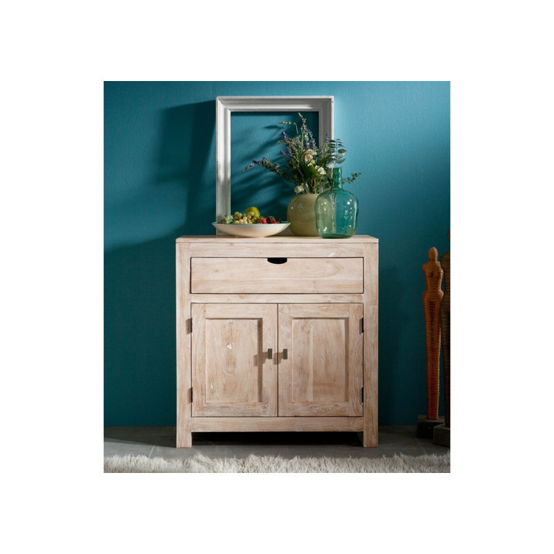 Solid Wood 90cm W 1 - Drawer Chest of Drawers