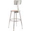 Tabouret en acier robuste à hauteur réglable avec dossier-7207901