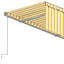 Dakota Fields 400cm W x 300cm D Fabric Cover Retractable Patio Awning-831015273-831015188