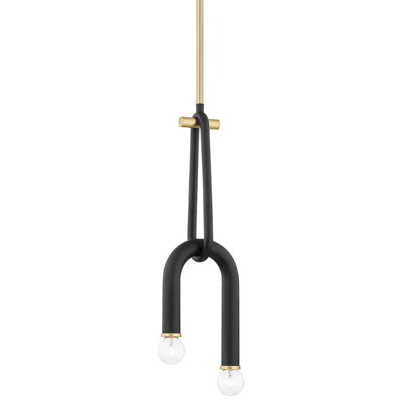 Rhea 2 - Light Unique/Statement Pendant, Aged Brass