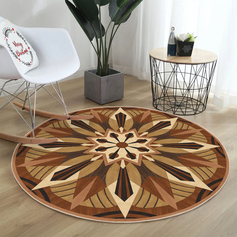 Round Noemi Area Rug, Round 110cm