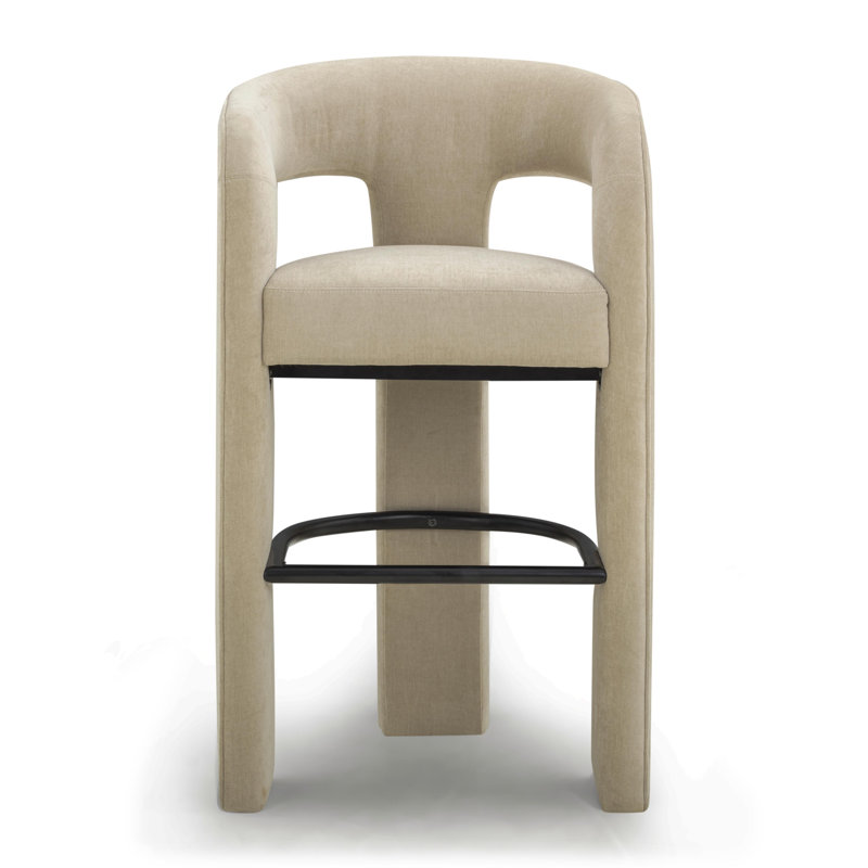 Tabouret de bar Malone, Taupe, Tabouret de bar (siège d'une hauteur de 29,7 po)