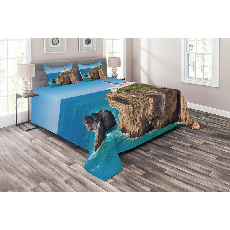 Coastal Polyester Coverlet