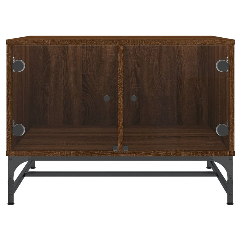 Aanuoluwa Coffee Table with Storage, Brown Oak