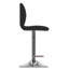 Tabouret de bar rembourré à hauteur réglable Abdussamad-19916901