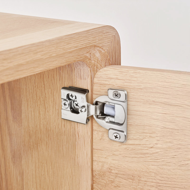Charnières de porte d'armoire à fermeture en douceur partielle pour type encadré, 40