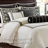 Oversized 9 Piece King Bedding Sets, Polyester Embroidery, Modern Home