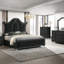 Commode et commode capitonnées en velours 1Pc
