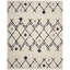 Tapis ivoire / gris foncé Alieshia Performance-1000804947