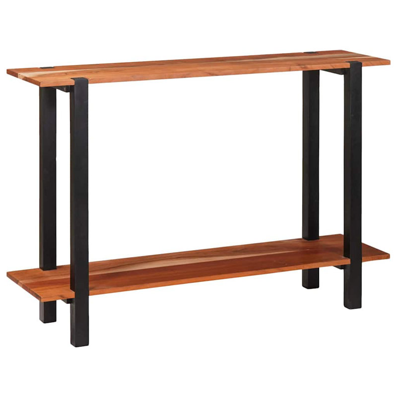 110cm Solid Wood Top Console Table