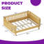 Lit plateforme pour enfant à profil bas avec rails de sécurité convertibles | Cadre de lit simple / double en bois pour tout-petit à grand-590767108-590767130