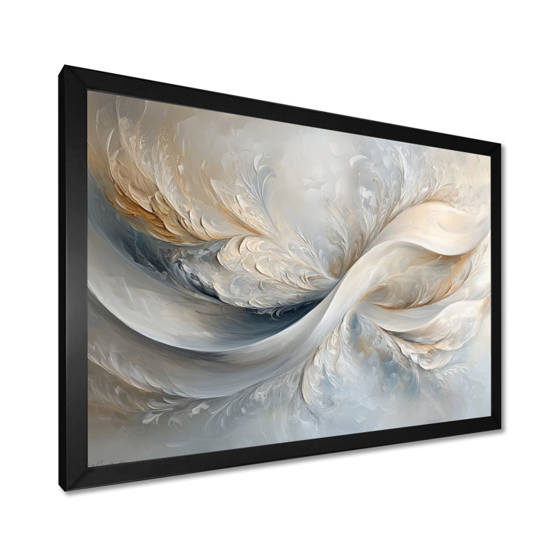 Weitzel - Abstract Wall Art, Reproduction encadrée d'une seule photo, 30" H x 40" W, Black