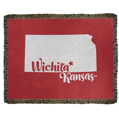 Jeté en coton tissé wichita kansas