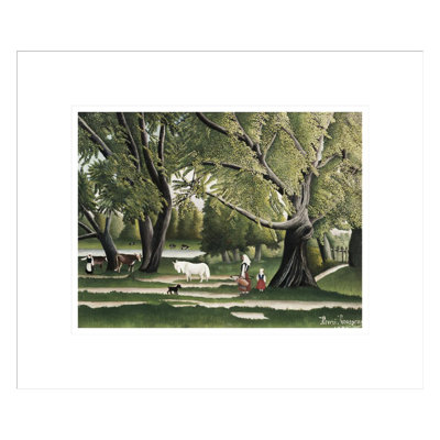 Summer by Henri Rousseau -Framed Giclee Print