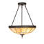 4 - Light Semi Flush Mount