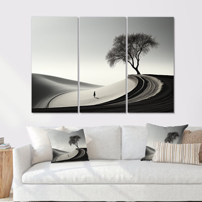 Photographie sereine moderne scandinave moderne II - ensemble d'art moderne sur toile scandinave
