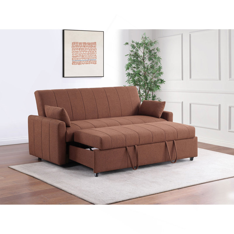 Westwind Copper Upholstered Sleeper Sofa Bed