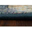 Tapis bleu à motif géométrique-22280860