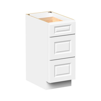 Armoire de tiroir de cuisine prête à assembler l 15 po x P 24 po x H 34,5 po CASAINC