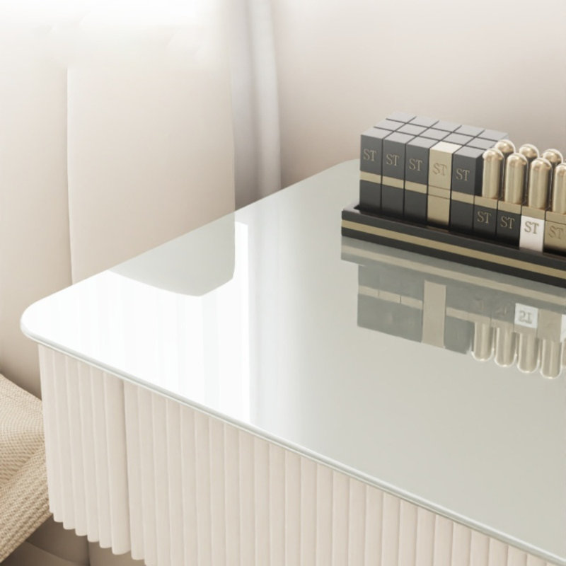 1 pièce, coiffeuse moderne simple, bureau en verre, coiffeuse
