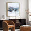 «Polar Stream Textured Metallic» par Martin Edwards - cadre flottant, reproduction d'art sur toile