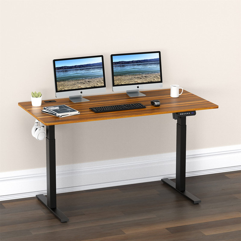 Bureau Marutani, Noir, Brun, L 55 po x P 27,99 po